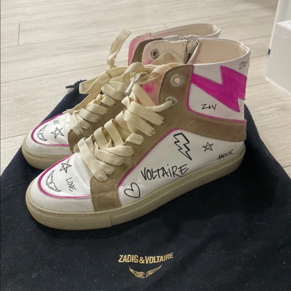 Zadig & Voltaire high top sneakers
